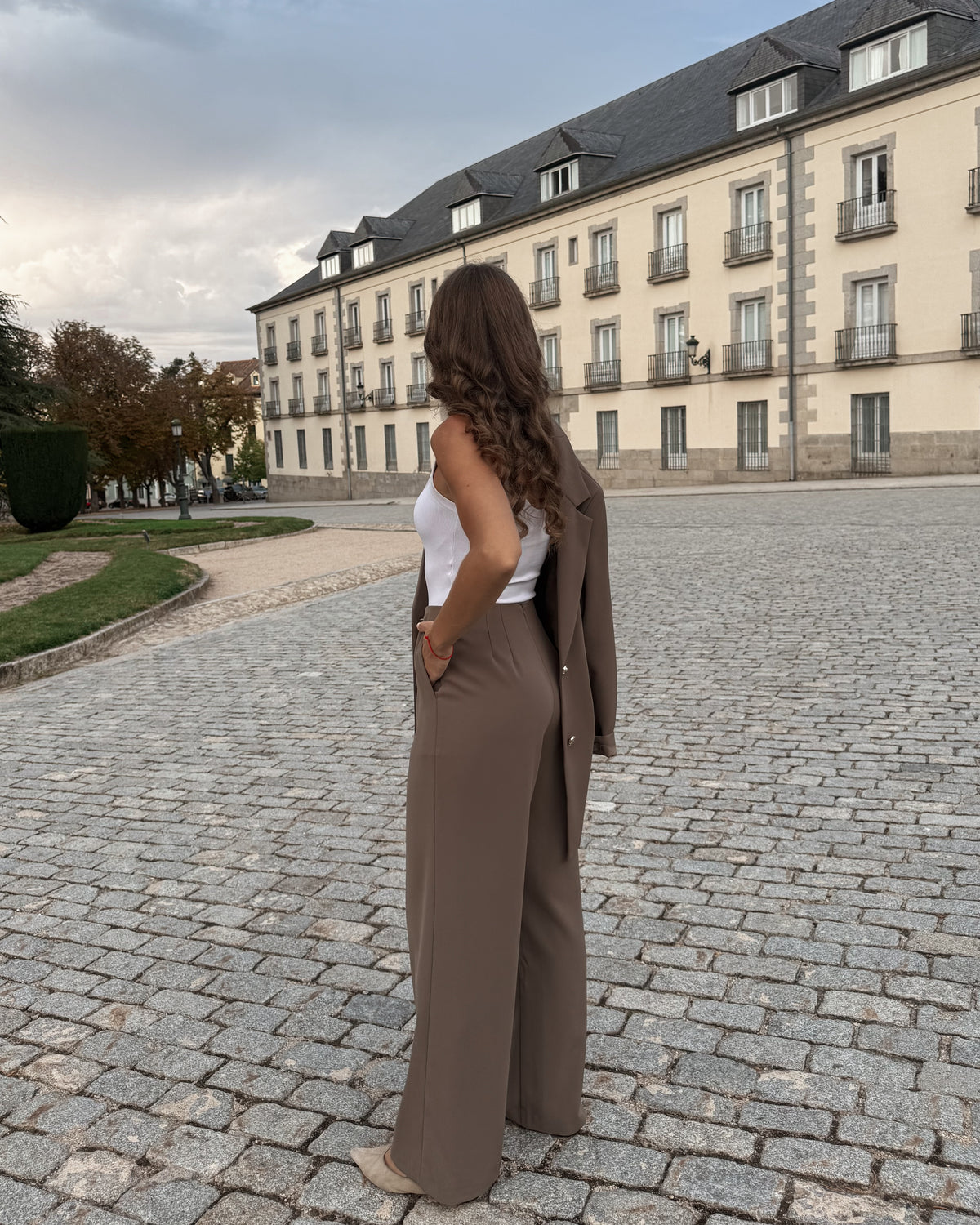 Monaco Taupe Trousers