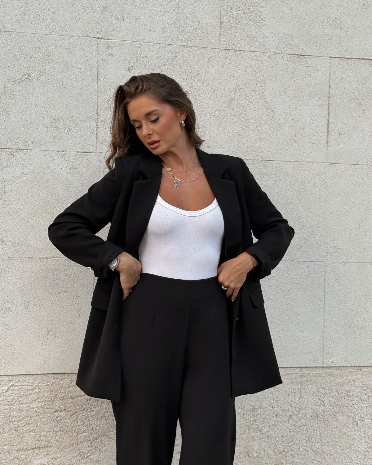 Monaco Black Trousers