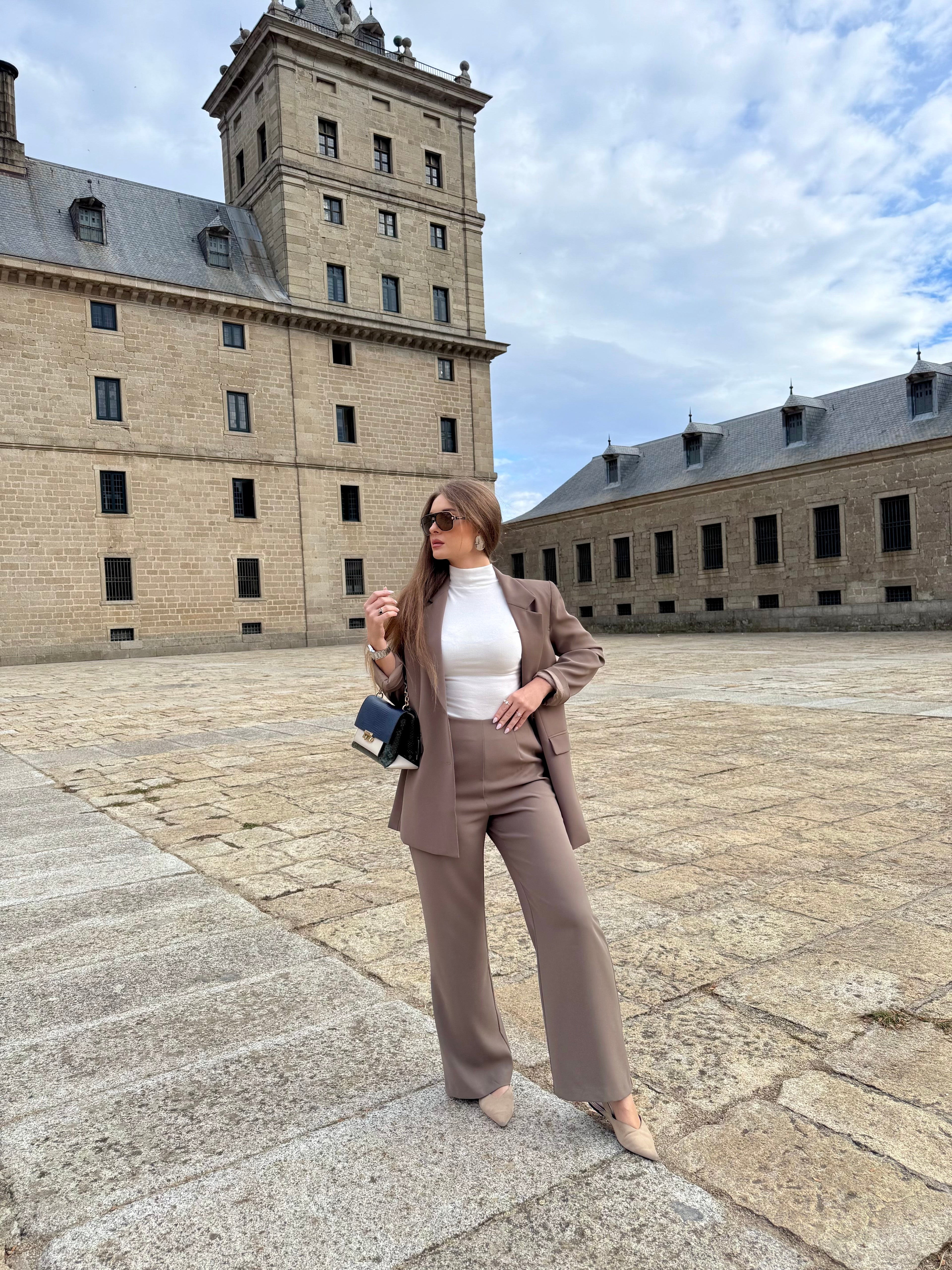 Pantalon Monaco Taupe